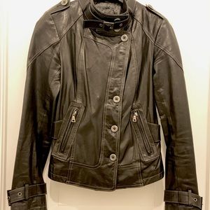 Danier leather biker jacket